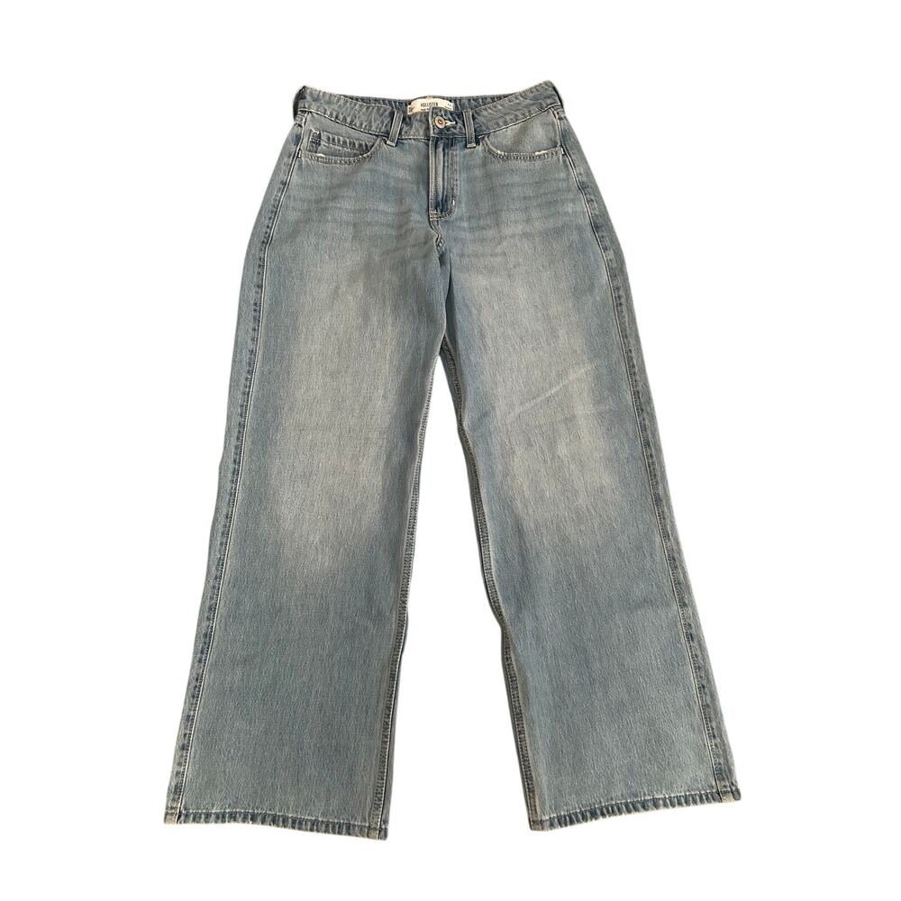 HOLLISTER HIGH-RISE BAGGY JEANS SIZE 8-29